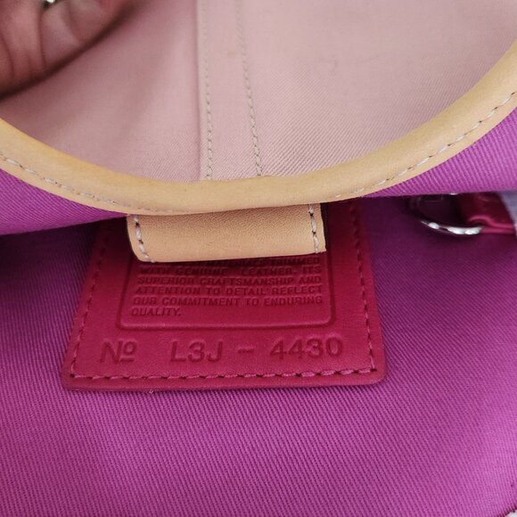 Vintage Coach Soho Daisy Pink Handbag Satchel Purse - Picture 15 of 15